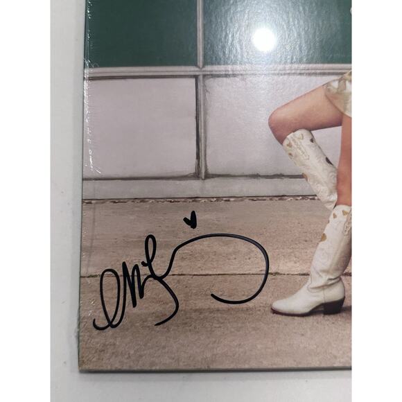 AUTOGRAPHED SIGNED Megan Moroney - LUCKY Green Vinyl LP SEALED #2 - Picture 3 of 8